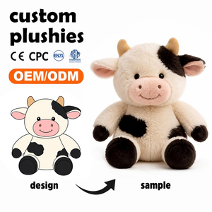 OEM Custom Farm Bull Cow Plush Toy