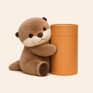 Custom Weighted Microwaveable Otter Plush Heatable Toy