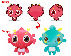 CE Certified Organic Cotton Custom Plushie
