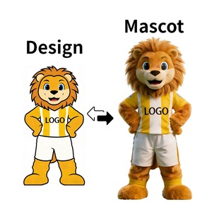 Factory Direct Custom Mascot Costume Walkable Lion Plush