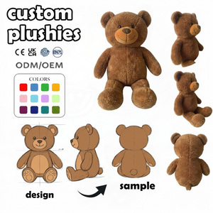 Custom Plush Toy Manufacturer Made Mini Classic Teddy Bear Corporate Event Giveaways