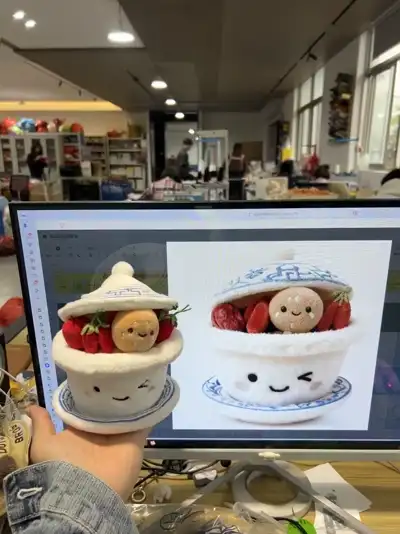 Luxury Food and Beverage Plush Merchandise